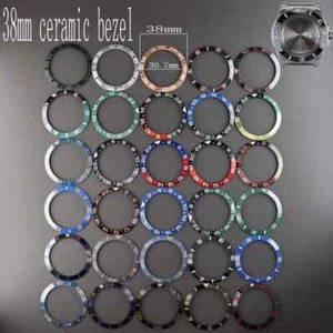 Anillos de reloj con bisel de cerámica de 38 mm piezas para accesorios de estuche Gmt-master de 40 mm - Imagen 1 de 21