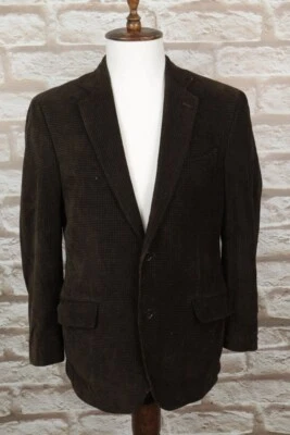 ETRO MILANO Brown Cotton Two Button Single Breasted Blazer Jacket Size 52 - Image 1 of 4