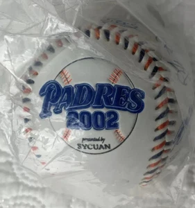 2002 Collectible San Diego Padres Printed Team Autographed Baseball SGA Sycuan - Picture 1 of 8
