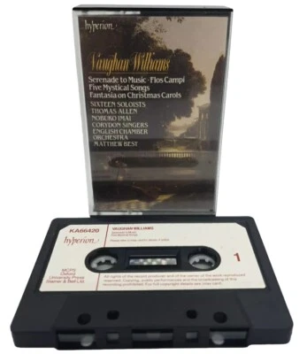 VAUGHAN WILLIAMS Cassette Tape Serenade To Music 5 Mystical Songs Fantasia Carol - Image 1 of 3