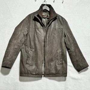Danier Soft Leather Jacket Coat Brown Thinsulate Lining Men's S - Picture 1 of 24