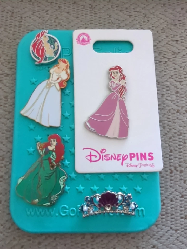 Disney The Little Mermaid Set Of 5 Ariel Pins Retail $88 No Board - Image 1 of 1