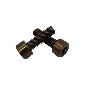 Miles Wide Anodized Cage Bolt, Bronze, Pair - Picture 1 of 1