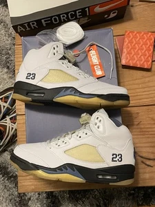 Size 9.5W/8M - NEW A Ma Maniere x Air Jordan 5 Retro Dawn White Sleeping SB CPFM - Picture 1 of 22