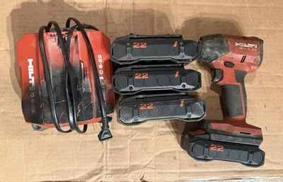 Hilti Nuron SID 6-22 Impact Driver With 4 Batteries & Charger - Image 1 of 4