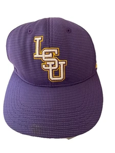 LSU Tigers NCAA  Memory Fit Hat  with Tiger Eye on the Back Size Md/Lg - Picture 1 of 6