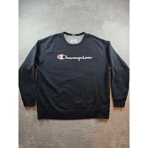 Sudadera Champion para mujer XXL 2XL negra polar ocio deletreada - Imagen 1 de 6