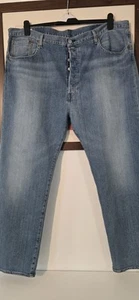 Levis 501 Herren Original Regular Straight Fit Blau Denim Jeans Gr. UK 46/32L - Bild 1 von 21
