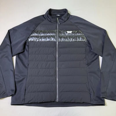PXG Hybrid Jacket Mens Size XL Black Goose Down Filled Full Zip Golf Puffer EUC - Image 1 of 4
