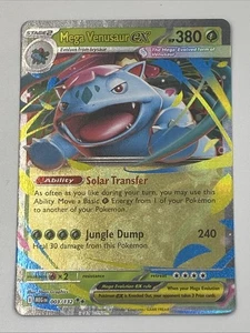 Mega Venusaur EX 003/132 Pokémon TCG: Mega Evolutions Base Set Double Rare Holo - Picture 1 of 6