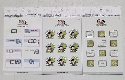 Hubman And Chubgirl Planner Stickers Set Of 3 Sheets - Image 1 of 4