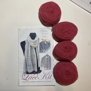 3 in 1 Lace Kit - Morehouse Farm Original Pattern & Yarn (Choose 1 Pattern) - Picture 1 of 3