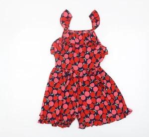 Next Girls Multicoloured Jumpsuit 10 Years Floral Playful - Picture 1 of 12