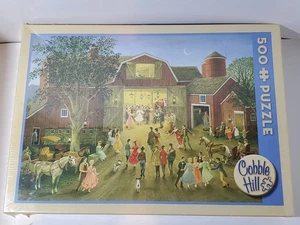 Cobble Hill Scheunentanz von Charlotte Sternberg 500-teiliges Puzzle neu versiegelt - Bild 1 von 2