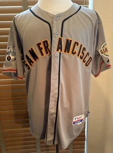 Majestic San Francisco Giants Jake Peavy #22 2014 World Series Jersey Size 44 - Picture 1 of 5