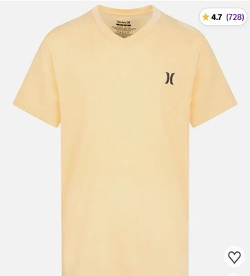 New Hurley Melon Tint V-neck T Shirt Size M Kids Boys - Image 1 of 4