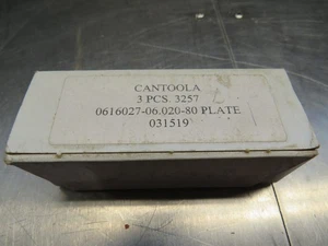 Cantoola 3257 Plate 0616027-06.020-80 Pack of 3! - Picture 1 of 2