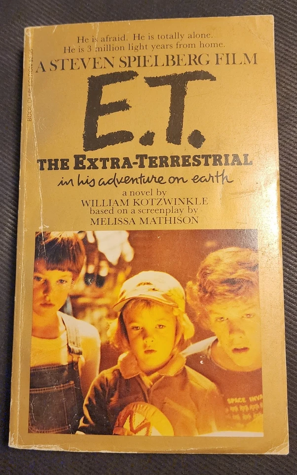 E.T. THE EXTRA-TERRESTRIAL by William Kotzwinkle 1982 Vintage Book Foto 1 de 4