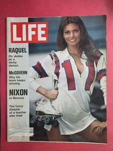 Vintage LIFE Magazine June 1972 Raquel Welch Collector's Roller Derby Girl Cover - Picture 1 of 2