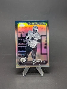 2024 Topps cromo - refractor negativo Lane Thomas #66 - Imagen 1 de 2