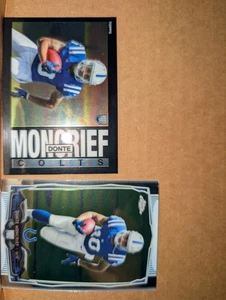 2014 Topps Chrome Donte Moncrief Rookie Colts #197 & 85 Retro 🔥Lot🏈🔥Free Ship - Picture 1 of 5