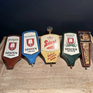 Fünf alte Bierzapfhahngriffe verschiedener Hersteller - Bild 1 von 15