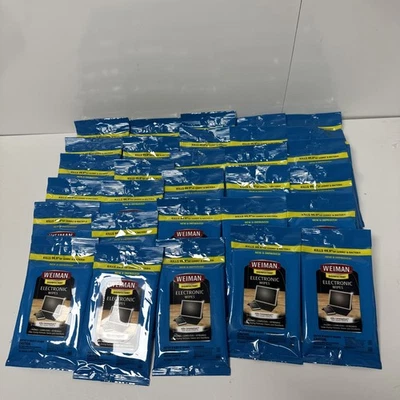 30X WEIMAN Disinfectant Electronic Cloths Phones Computers Keyboards - Image 1 of 4