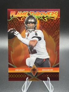 Panini Phoenix Tom Brady 2022 #FT-1 Flame Throwers rojo/199 Buccaneers - Imagen 1 de 3