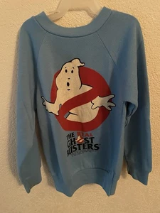 Vintage 80s Ghostbusters Kids Crewneck Sweatshirt Tagged Youth No Tag - Picture 1 of 7