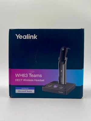YEALINK WH63 Teams UC DECT Wireless Headset WHB630.         E2A-c - Image 1 of 4
