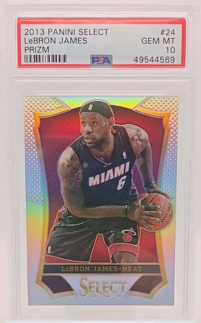 Panini LeBron James 10 Graded Basketball Sports Trading