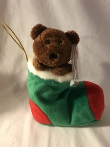 TY Beanie Baby - STRÜMPFE der Bär im Strumpf (6,5 inch) | WEIHNACHTEN - Bild 1 von 3
