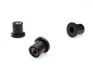Neoprene Nut Rubber Nut M8 Vibration Damper Motorcycle Fancy Dress 8mm Rubber - Picture 1 of 3