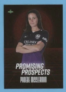 Phoebe McClernon 2021 Parkside NWSL PROMISING PROSPECTS RED FOIL Rookie #10 - Picture 1 of 2