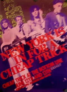 CHEAP TRICK 1979 BOTTOM LINE TOUR POSTER  - Picture 1 of 1