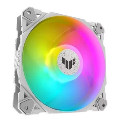 ASUS TUF Gaming TF120 ARGB 12cm PWM White PC Case Fan Double Layer LED 1900RPM - Image 1 of 4