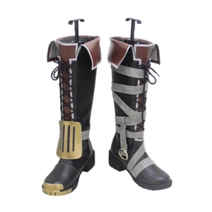 LOL Arcane Zaunite Violet Vi Cosplay Black Shoes Punk Street Fashion Boots S008 - Picture 1 of 6