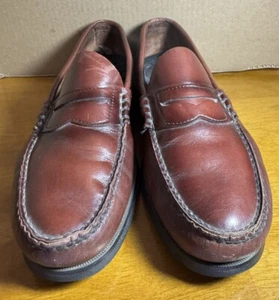 Dexter Men’s Penny Loafers Brown Vintage Size 10.5 Made in USA - Picture 1 of 11