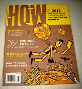 HOW MAGAZINE MARCH 2012 *2012 INTERNATIONAL AND INTERACTIVE DESIGN AWARDS - Picture 1 of 2