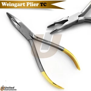 Weingart Pinza Punta TC Apparecchio Dentale Ortodontico Piegatura Filo 14,5 cm - Foto 1 di 3