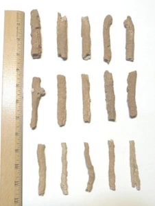 HOLLOW  FULGURITE Morocco  3 " - $16 each  - FOSSILIZED LIGHTNING - Blow through - Picture 1 of 5