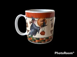 Vintage Halloween Witch Mug Coffee Tea by Sakura 1998 - Picture 1 of 7