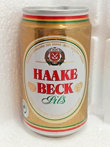 Lata de cerveza vacía HAAKE BECK Pils 330 ml. Alemania 1994 Top Open! - Imagen 1 de 11