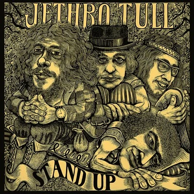 JETHRO TULL Stand Up BANNER HUGE 4X4 Ft Fabric Poster Tapestry Flag album art - Image 1 of 3