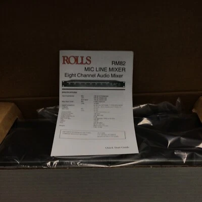 Rolls RM82 8 Channel Mic/Line Mixer - Image 1 of 3