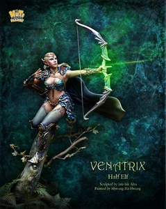 Nutsplanet 75mm Half Elf Venatrix NP-75005 Unpainted resin kit * - Picture 1 of 3