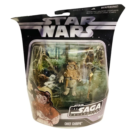 Hasbro Star Wars The Saga Collection #039 Chief Chirpa Battle Of Endor 2006 NIB Cover