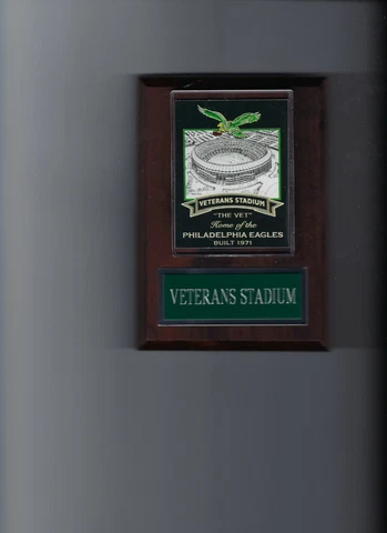 VETERANS STADIUM PLAQUE PHILADELPHIA EAGLES FOOTBALL NFL Cover