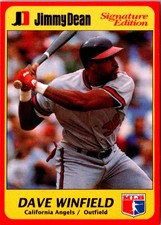 1991 Jimmy Dean Dave Winfield #22 California Angels