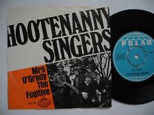 HOOTENANNY SINGER Mrs. O'Grady / The Fugitive 45 7" Single 1967 Schweden Sehr guter Zustand + ABBA
